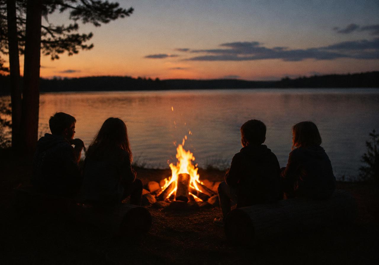 Campfire, last night of session two